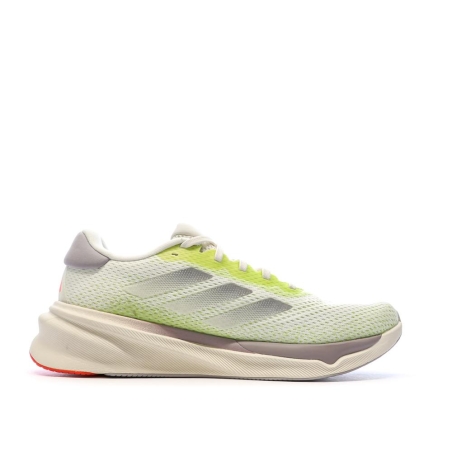 Chaussures de Running Blanches/Jaunes Homme Adidas Supernova
