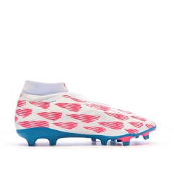 Chaussures de Foot Blanc/Rose Homme Adidas Predator League Ll FG