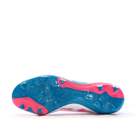 Chaussures de Foot Blanc/Rose Homme Adidas Predator League Ll FG