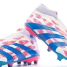 Chaussures de Foot Blanc/Rose Homme Adidas Predator League Ll FG