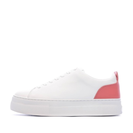 Baskets Blanc/Rose Femme Guess Giaa5