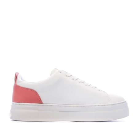 Baskets Blanc/Rose Femme Guess Giaa5