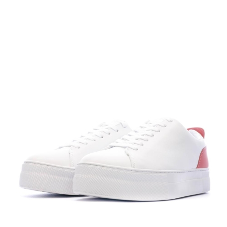 Baskets Blanc/Rose Femme Guess Giaa5