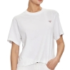 T-Shirt Blanc Femme Guess Boxy
