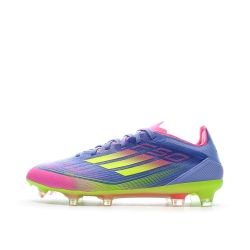 Chaussures de Foot Bleu/Rose/Jaune Homme Adidas F50 Pro FG