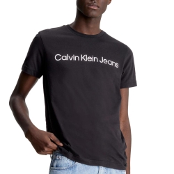 T-Shirt Noir Homme Calvin Klein JeansCore Institutional