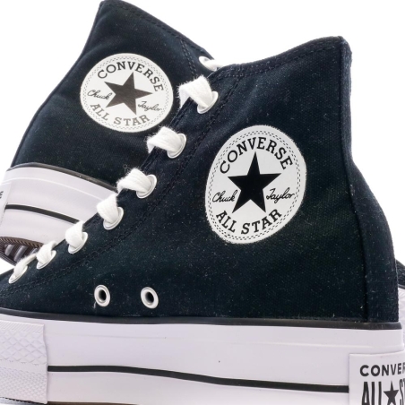Baskets Noir Femme Converse Chuck Taylor All Star Platform