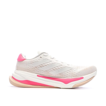 Chaussures de Running Blanc/Rose Femme Adidas Supernova Prima