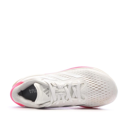Chaussures de Running Blanc/Rose Femme Adidas Supernova Prima