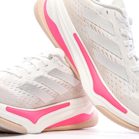 Chaussures de Running Blanc/Rose Femme Adidas Supernova Prima