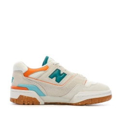 Baskets Beige/Orange Femme New Balance Bb550