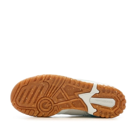 Baskets Beige/Orange Femme New Balance Bb550