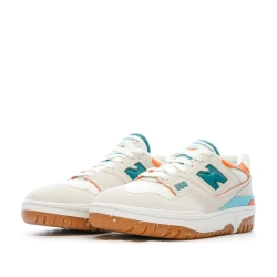 Baskets Beige/Orange Femme New Balance Bb550