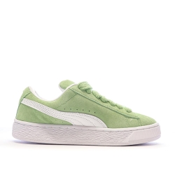 Baskets Vert/Blanc Femme Puma Suede XL