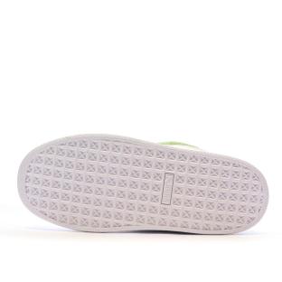 Baskets Vert/Blanc Femme Puma Suede XL