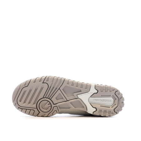 Baskets Blanches/Gris Femme New Balance 550