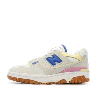 Baskets Beige/Bleu Femme New Balance Bb550