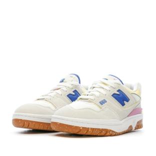 Baskets Beige/Bleu Femme New Balance Bb550