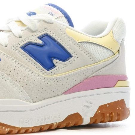 Baskets Beige/Bleu Femme New Balance Bb550