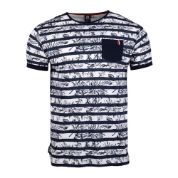T-shirt Noir/Blanc Homme La Maison Blaggio Mauricio