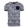 T-shirt Noir/Blanc Homme La Maison Blaggio Mauricio