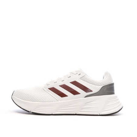 Chaussures de running Blanches/Bordeaux Homme Adidas Galaxy 6