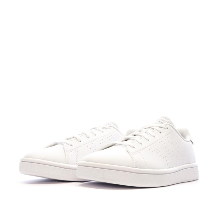 Baskets Blanches Femme Adidas Advantage Base