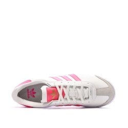 Baskets Rose/Blanc Femme Adidas Samoa