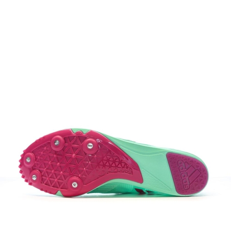 Chaussures d'Athlétisme Vertes Homme Adidas Distancestar