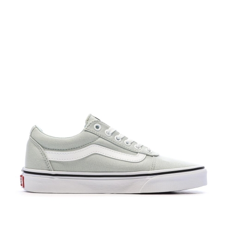 Baskets Vertes d'eau Femme Vans Canvas