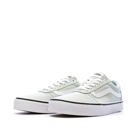 Baskets Vertes d'eau Femme Vans Canvas