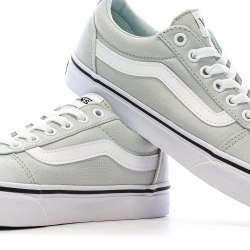 Baskets Vertes d'eau Femme Vans Canvas