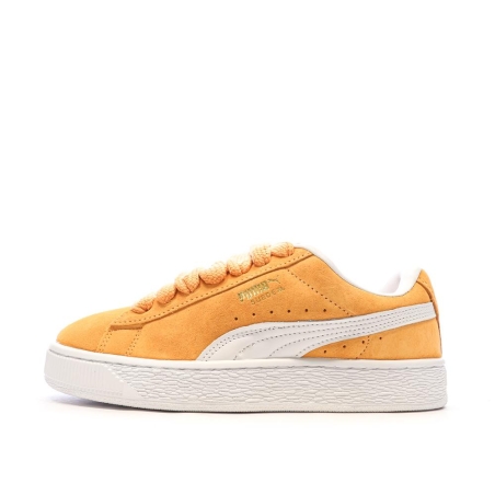 Baskets Orange Femme Puma Suede XL
