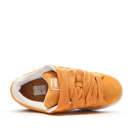 Baskets Orange Femme Puma Suede XL