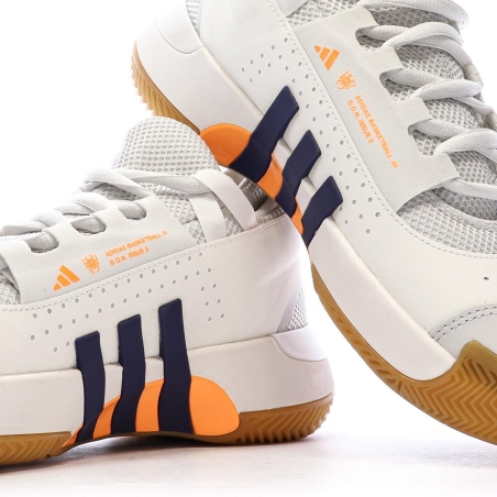 Chaussures de Baskets Blanches/Violettes Homme Adidas IE7799