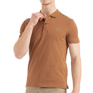 Polo Marron Homme Lacoste Slim Fit Petit