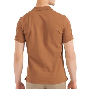 Polo Marron Homme Lacoste Slim Fit Petit