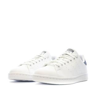 Baskets Blanches/Marine Femme Adidas Stan Smith