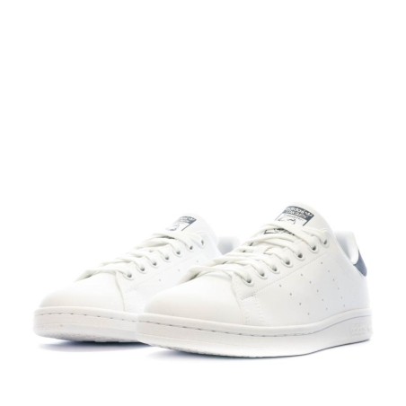 Baskets Blanches/Marine Femme Adidas Stan Smith