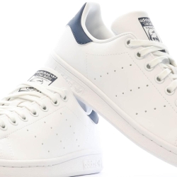 Baskets Blanches/Marine Femme Adidas Stan Smith