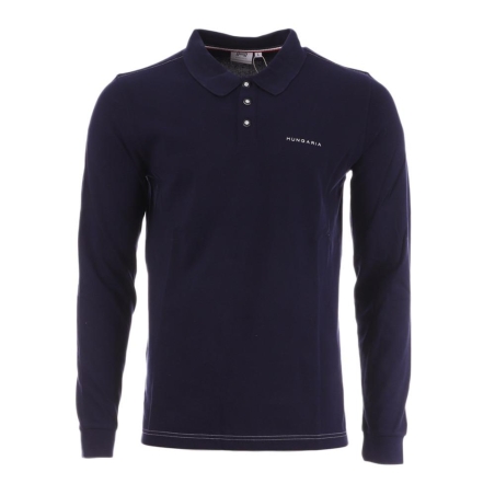 Polo Manches Longues Marine Homme Hungaria Merapi