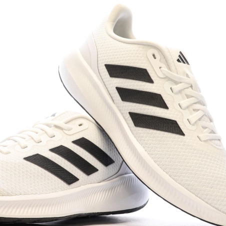 Chaussures de running Blanches/Noires Homme Adidas Runfalcon