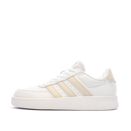 Baskets Blanches/Beige Femme Adidas Breaknet 2.0