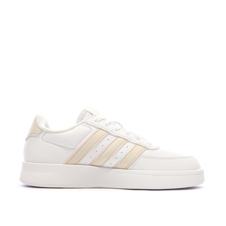 Baskets Blanches/Beige Femme Adidas Breaknet 2.0