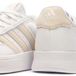 Baskets Blanches/Beige Femme Adidas Breaknet 2.0