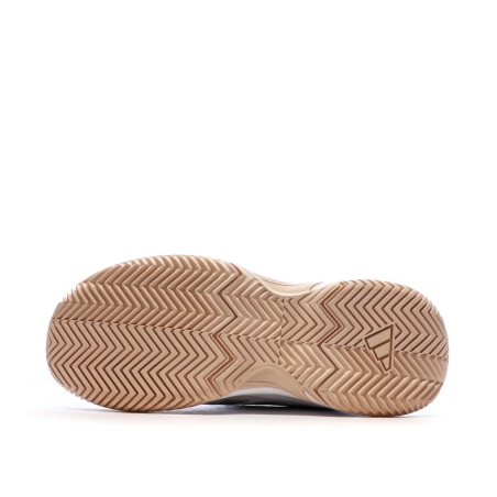 Baskets Grises/Roses Femme Adidas Gamecourt 2