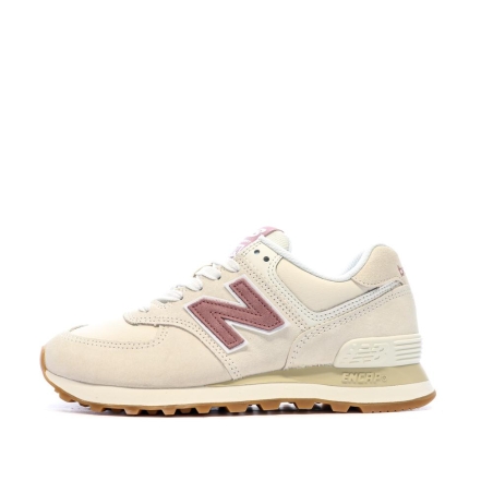 ML574 Baskets Beige/Rose Femme New Balance