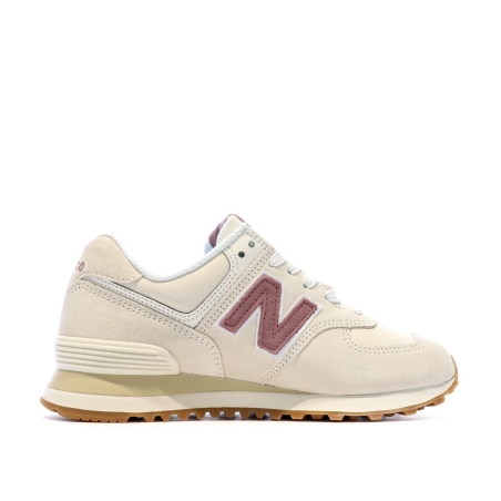 ML574 Baskets Beige/Rose Femme New Balance