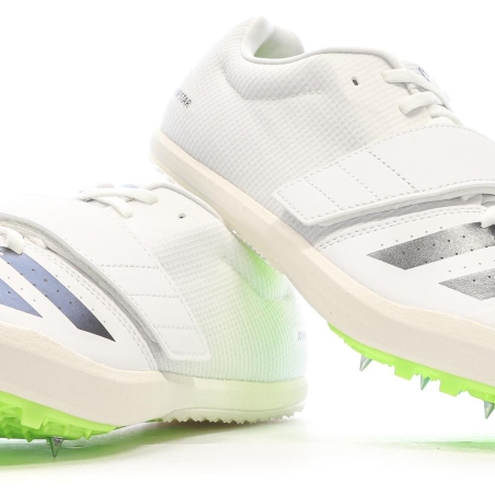 Chaussures d'Athlétisme Blanches Homme Adidas Jumpstar