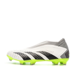 Chaussures de football Blanche/Noire/Jaune Homme Adidas Predator Accuracy